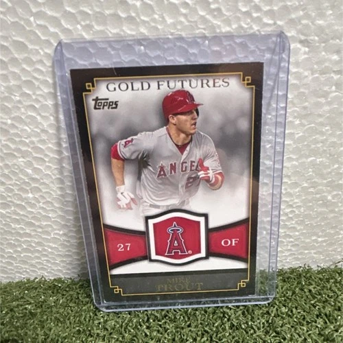 Topps 2012 Gold Futures Mike Trout GF-16 Los Angeles Angels Baseball Card