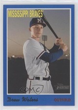 2019 Topps Heritage Minor League Edition Blue 31/99 Drew Waters #52 04eb