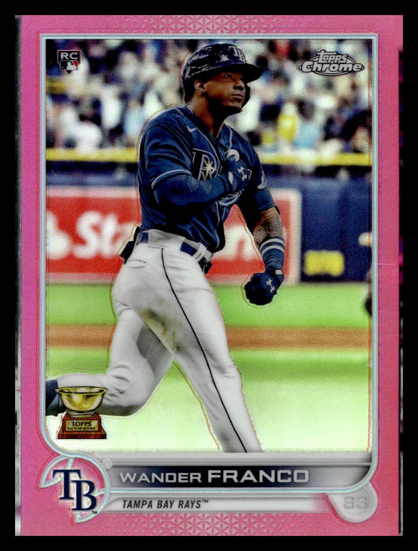 2022 Topps Chrome #35 Wander Franco Pink Refractor
