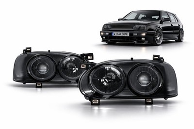 Set Headlights TFL for Volkswagen Golf 3 VP1650 Smoke LHD