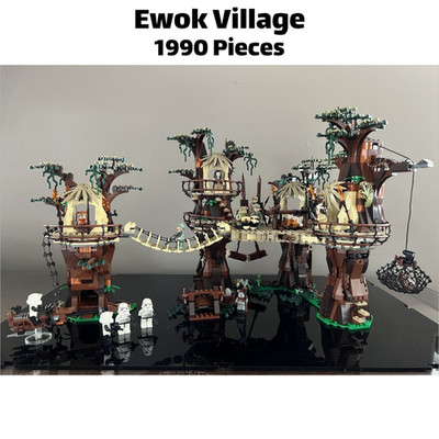 NEW Ewok Village 1990 Pieces - Action Model Building Blocks Set
