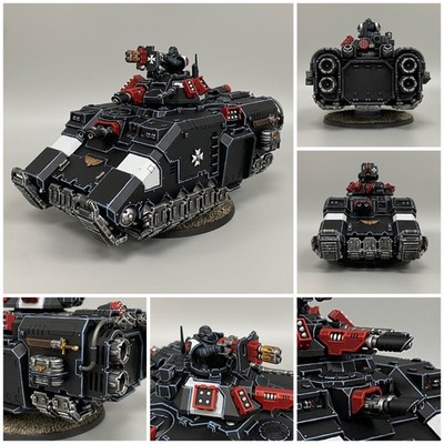 REPULSOR BLACK TEMPLARS SPACE MARINE WARHAMMER PAINTED 40K TANK VEHICLE PRIMARIS