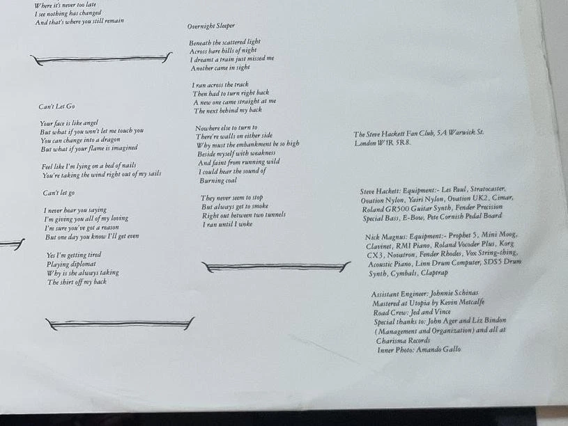 Steve Hackett - Cured Vinyl LP UK - Photo 3/4