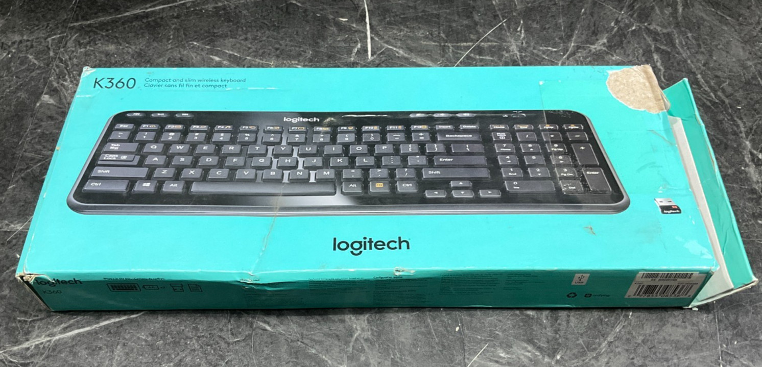 Logitech Wireless Keyboard K360 920-004088 ✅ ❤️️ ✅