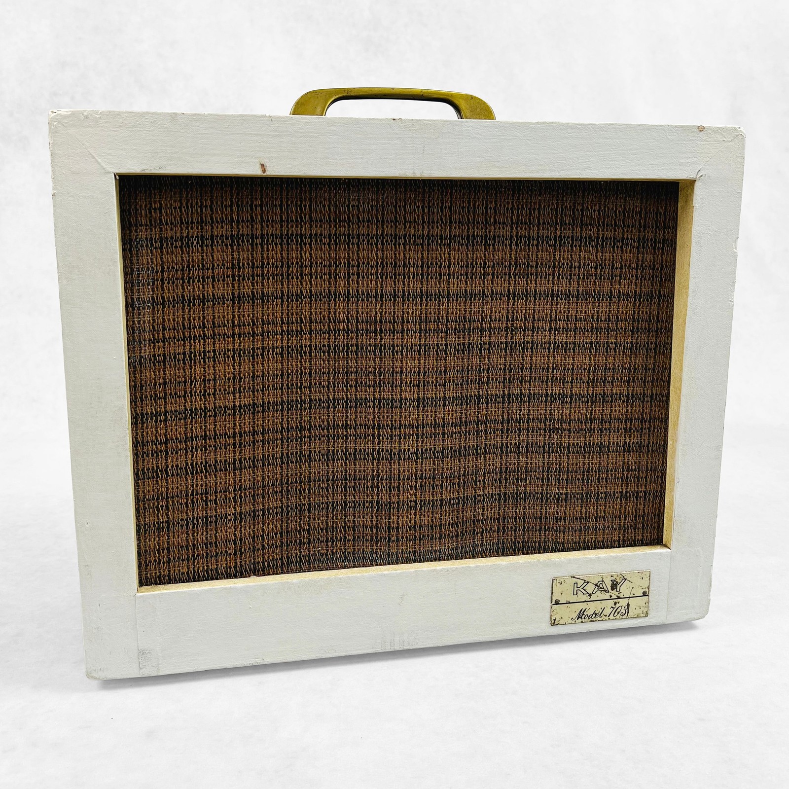 Kay Model 703 1x8" Combo Amplifier 1962 - White & Brown