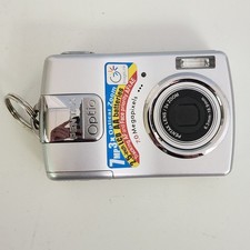 Pentax Optio M20 7.0MP 3x Zoom Digital Camera W/ Cords Disk  Books Tested Works