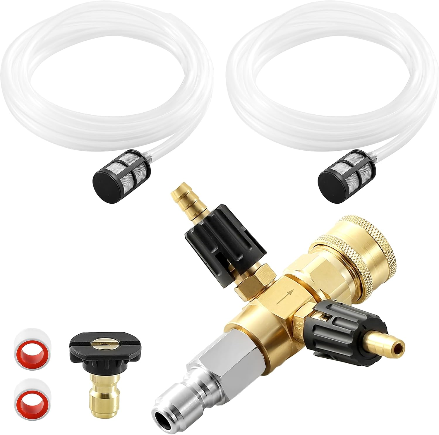 High Pressure Adjustable Downstream Injector for Pressure Washer