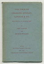 John CARTER / Firm of Charles Ottley Landon & Co Footnote to an Enquiry 1948