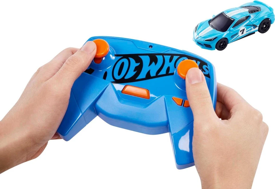 Toy Car, RC C8 Corvette in 1:64 Scale, Remote-Control Vehicle with Controller... - Image 4 of 4