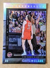 2025 Panini Chronicled Caitlin Clark WNBA #25 Silver Holo Foil Indiana Fever