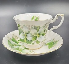 Vintage Royal Albert Trillium Teacup And Saucer Set