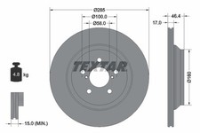 TEXTAR 92309303 Brake Disc for SUBARU