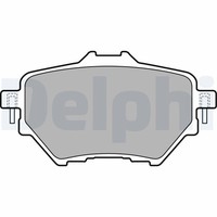 Delphi LP2505 Bremsbelagsatz,Scheibe Feststellbremse FüR CitroëN,CitroëN