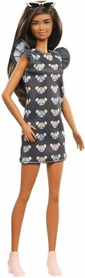 Barbie Fashionistas 140 | Mattel GHW54 | Modepuppe mit Mäusekleid