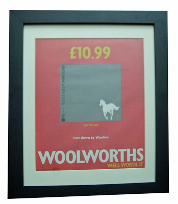 DEFTONES+White Pony+POSTER+AD+RARE ORIGINAL 2000+QUALITY FRAMED+FAST GLOBAL SHIP