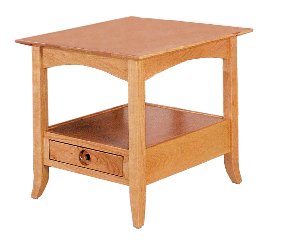 Amish Shaker Occasional Accent Tables Square Coffee, End, Sofa Wood Set of (3) - Image 3 of 3