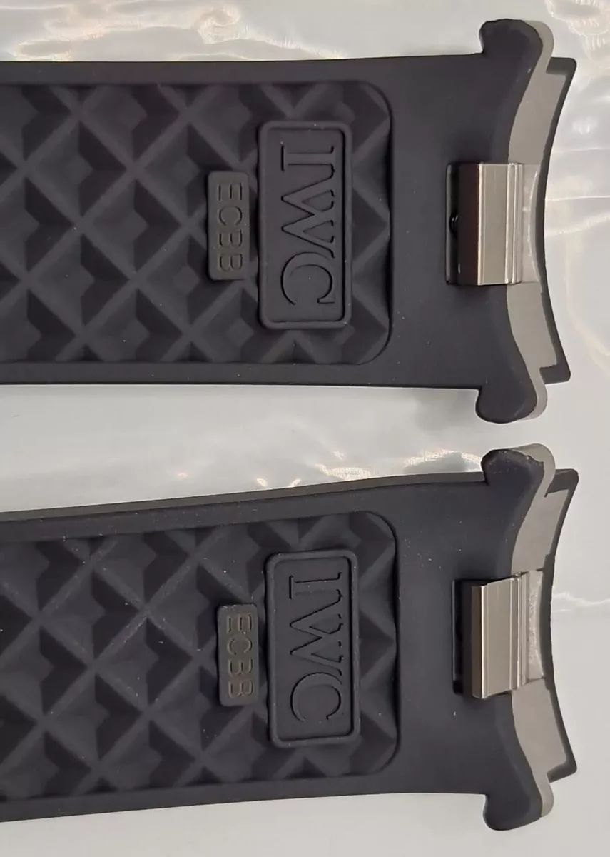 Original belt IWC 376705 aquatimer mm22 rubber strap 8x12cm Galapagos