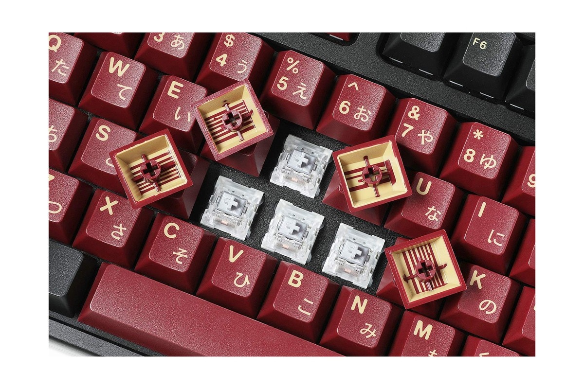 GMK Red Samurai キーキャップセット 65% Amazon.com: DROP + Redsuns GMK Red Samurai Keycap Set for 65