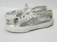 superga silver mesh sneakers