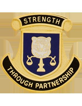 Combined Sec Trans Cmd Afgh Unit Crest (Strength Through Partnership)