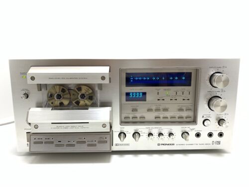 PIONEER CT F1250 3 Head Stereo Tape Deck BLUE LINE Vintage 1979 WORK Good Look - Bild 11 von 12