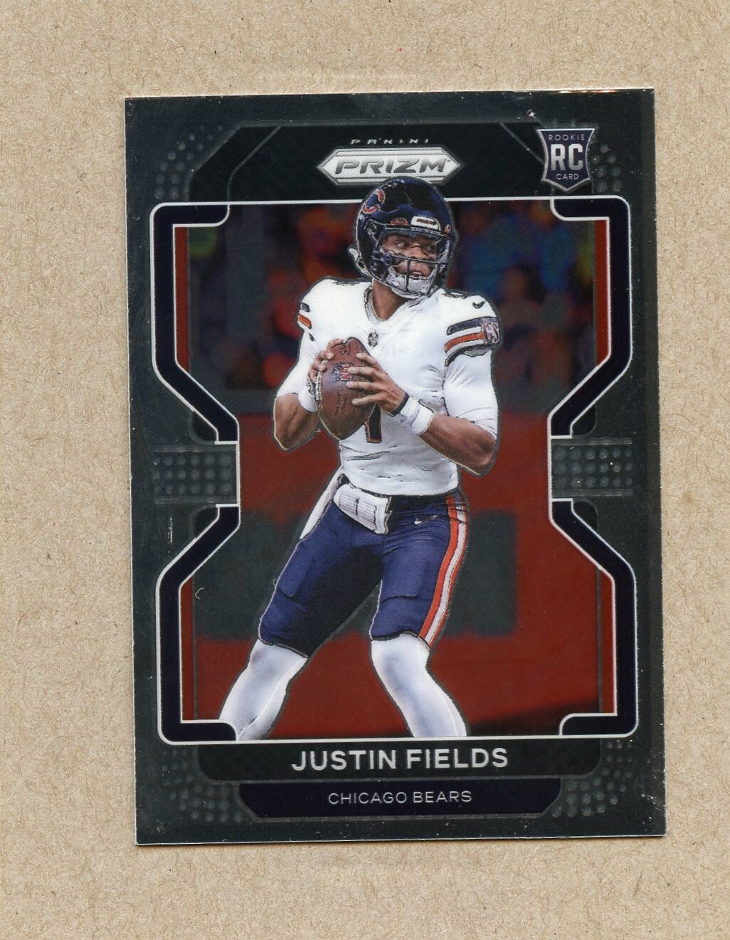 2021 Panini Prizm Justin Fields #334 Rookie Pittsburgh Steelers Bears RC