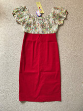 Tara Starlet Wiggle Dress Size 8 1940s 1950's Vintage, rockabilly, pin up, small