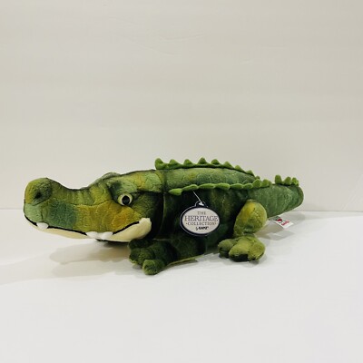 16'' The Heritage collection Ganz Alligator Crocodile Plush Green Stuffed  Toy