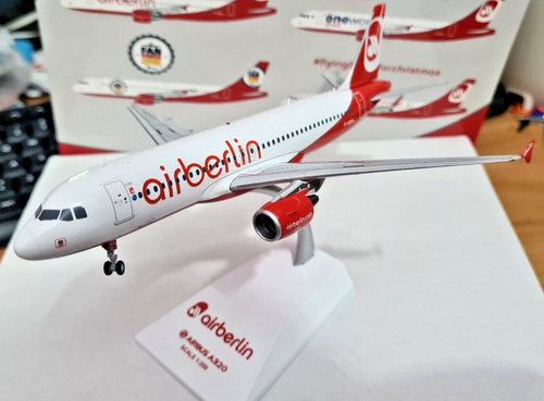 Airbus A320 Air Berlin  D-ABNW - Scala 1:200 - JC Wings 200 - Foto 1 di 11