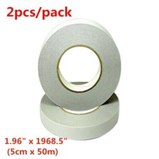 2pcs/pack 1.96" 5cm Width Banner Edge Sealing Double-Sided Tape Acrylic Adhesive
