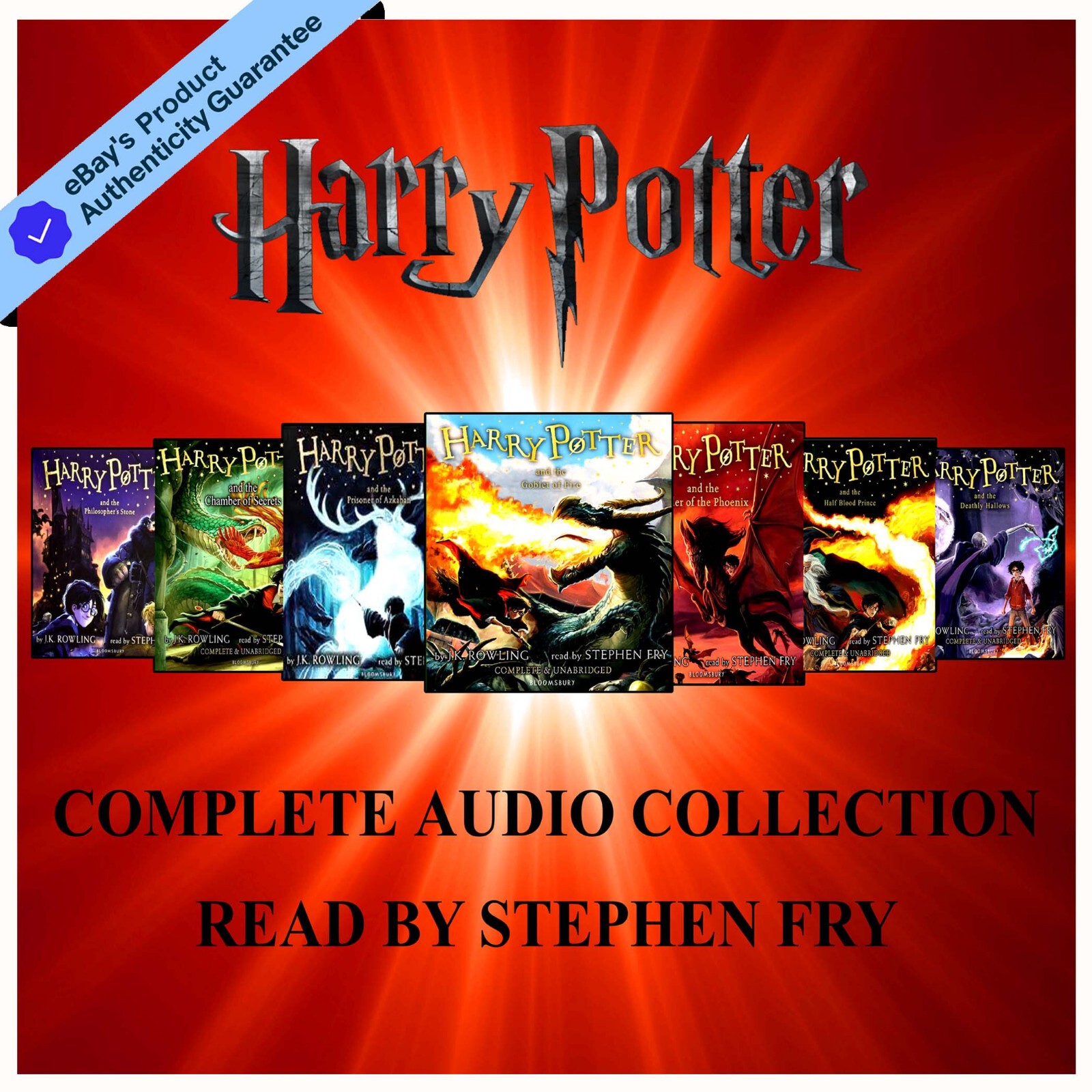 Harry Potter Audiobooks Complete Set to Stephen Fry