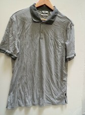 Calvin Klein Men's Liquid Touch Modern Fit Polo Shirt, Gray, Size M