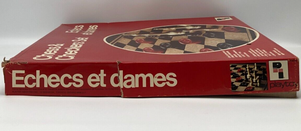 Chess & Checkers Set #3312 PlayToy All Parts Included Open Box | eBay
