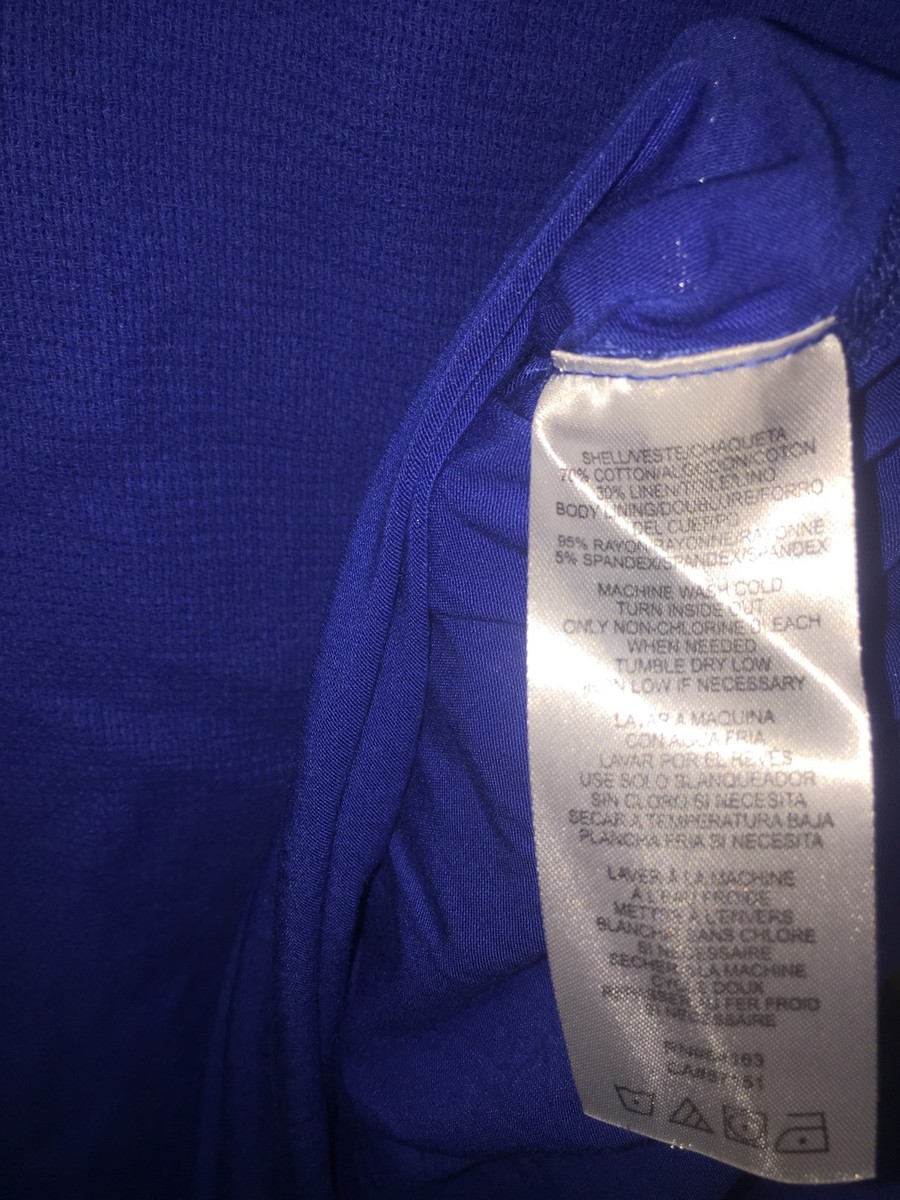 NEW Calvin Klein Performance Quick Dry Layer Top Medium M Blue NWT Tank Tee View 6