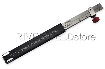 RIVERWELD Hi-lo Welding Gauge Internal Single Purpose Root Gap Metric