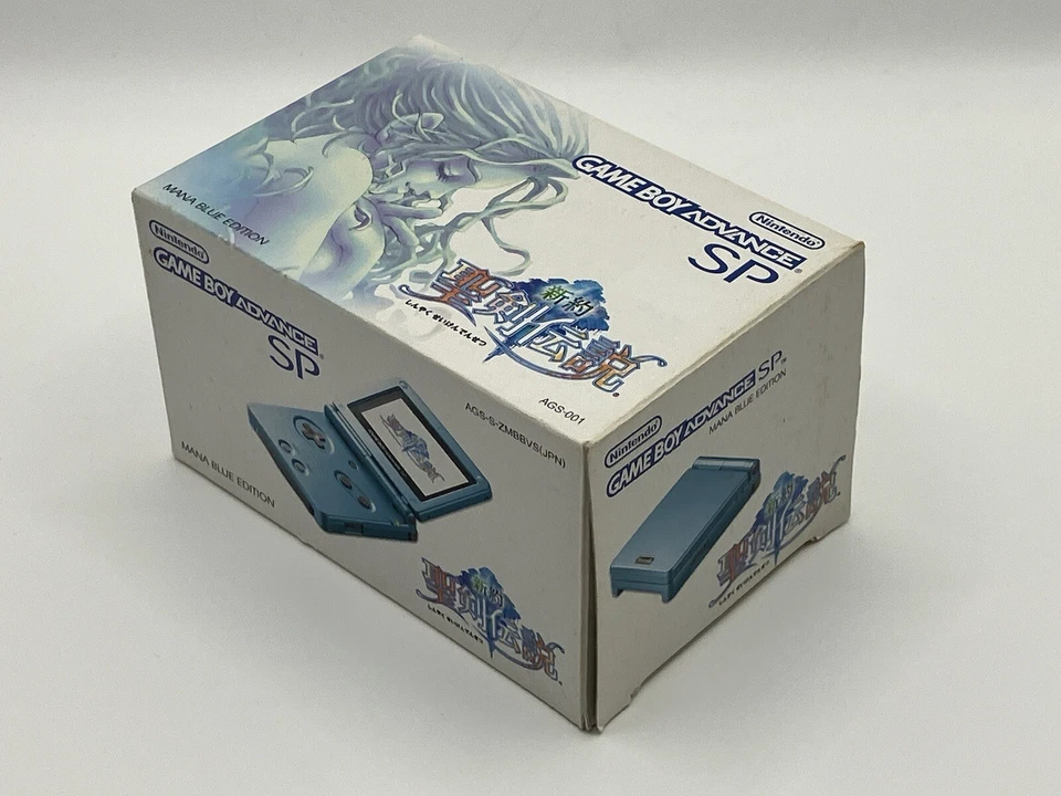 Nintendo Gameboy Advance SP Sword of Mana Seiken Densetsu MANA Blue Inbox 350815 - Image 2 of 4