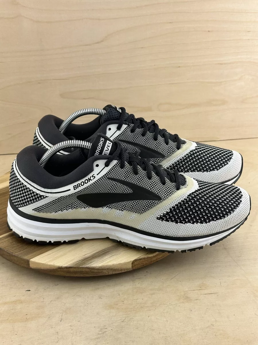 Brooks revel women's black and cheap white