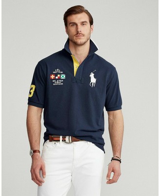NWT Polo By Ralph Lauren Yacht Club CUSTOM SLIM Fit Polo Shirt Navy Size XXL 882953473175 | eBay