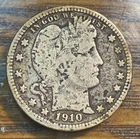 1910-D Barber Quarter Original Fine+ Details CHRC
