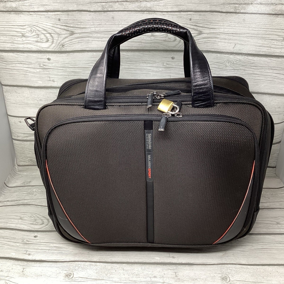 Samsonite McLaren Sport Briefcase Business Hand Bag Nylon | eBay