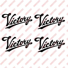 Victory Motorcycle Decal Victory Gas Tank Stickers Graphic Decals - Any Size