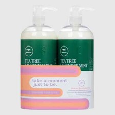 Paul Mitchell Tea Tree Lavender Mint Shampoo, Con. or Duo 1 Liter Choose One 