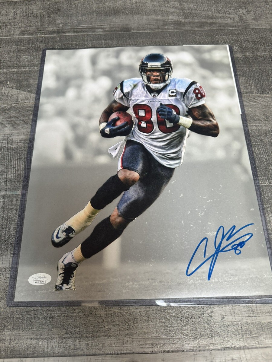 Houston Texans Andre Johnson Signed 11x14 with JSA COA HOF WR