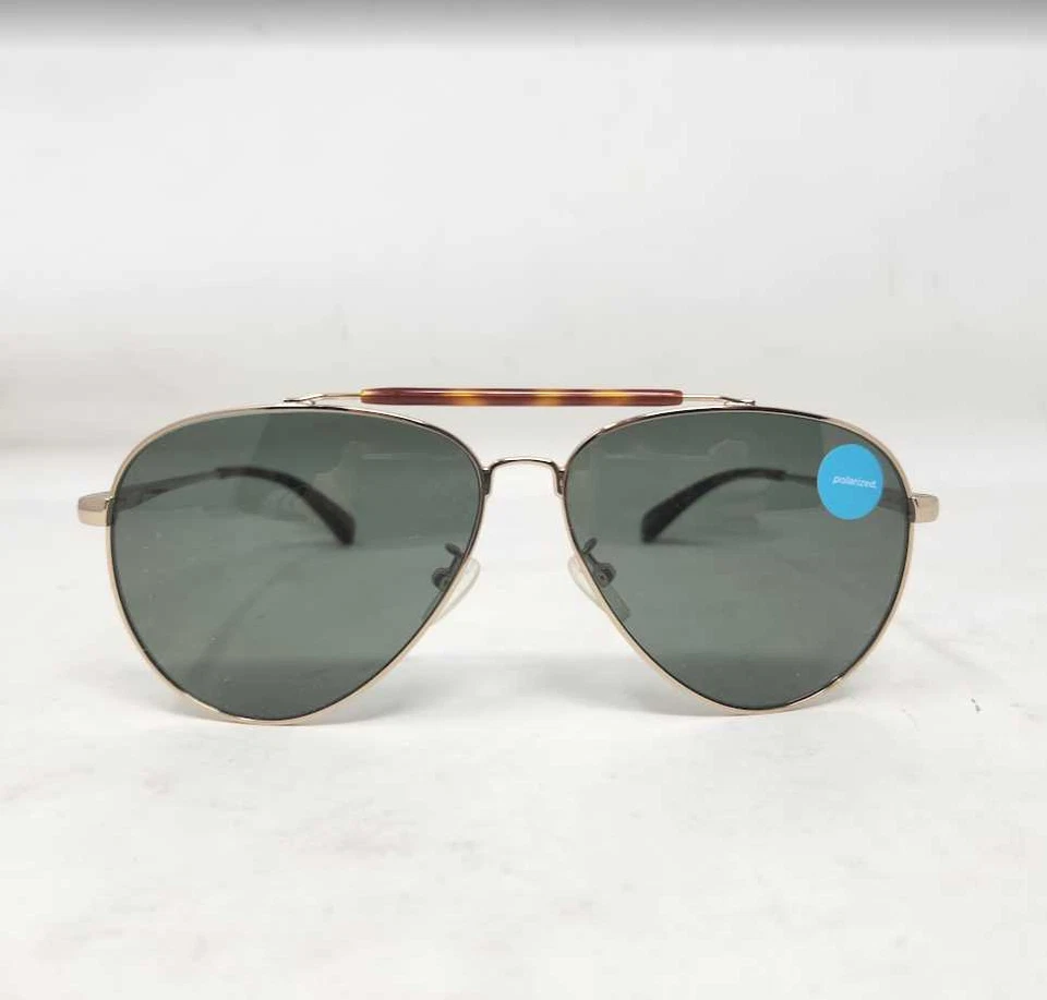 Nuevas gafas de sol Toms Maverick 301 aviador vuelo en oro amarillo polarizadas Foto 3 de 4