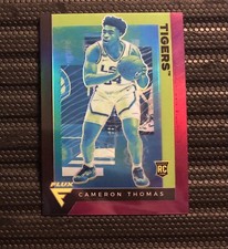 CAMERON THOMAS 2021-22 Chronicles Draft Picks Flux PURPLE Prizm #46/49 RC Cam