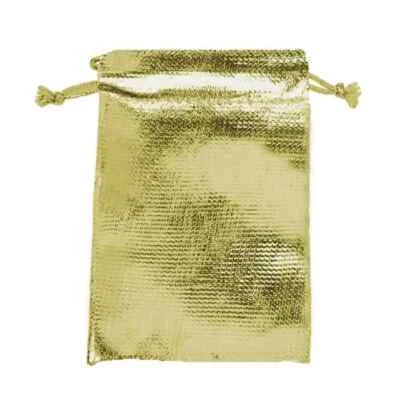 GEMS ON DISPLAY Metallic Gold Jewelry Gift Pouches - Pack of 12