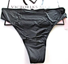 VICTORIA'S SECRET VERY SEXY High Waist Strappy Back Thong Panty S M L XL Black