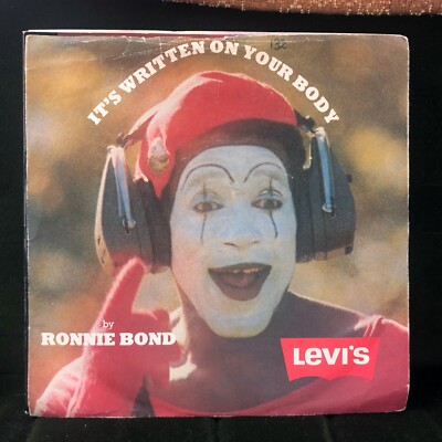Ronnie Bond It's Written On Your Body 1980 Rock Pop 7'' vinyl Single