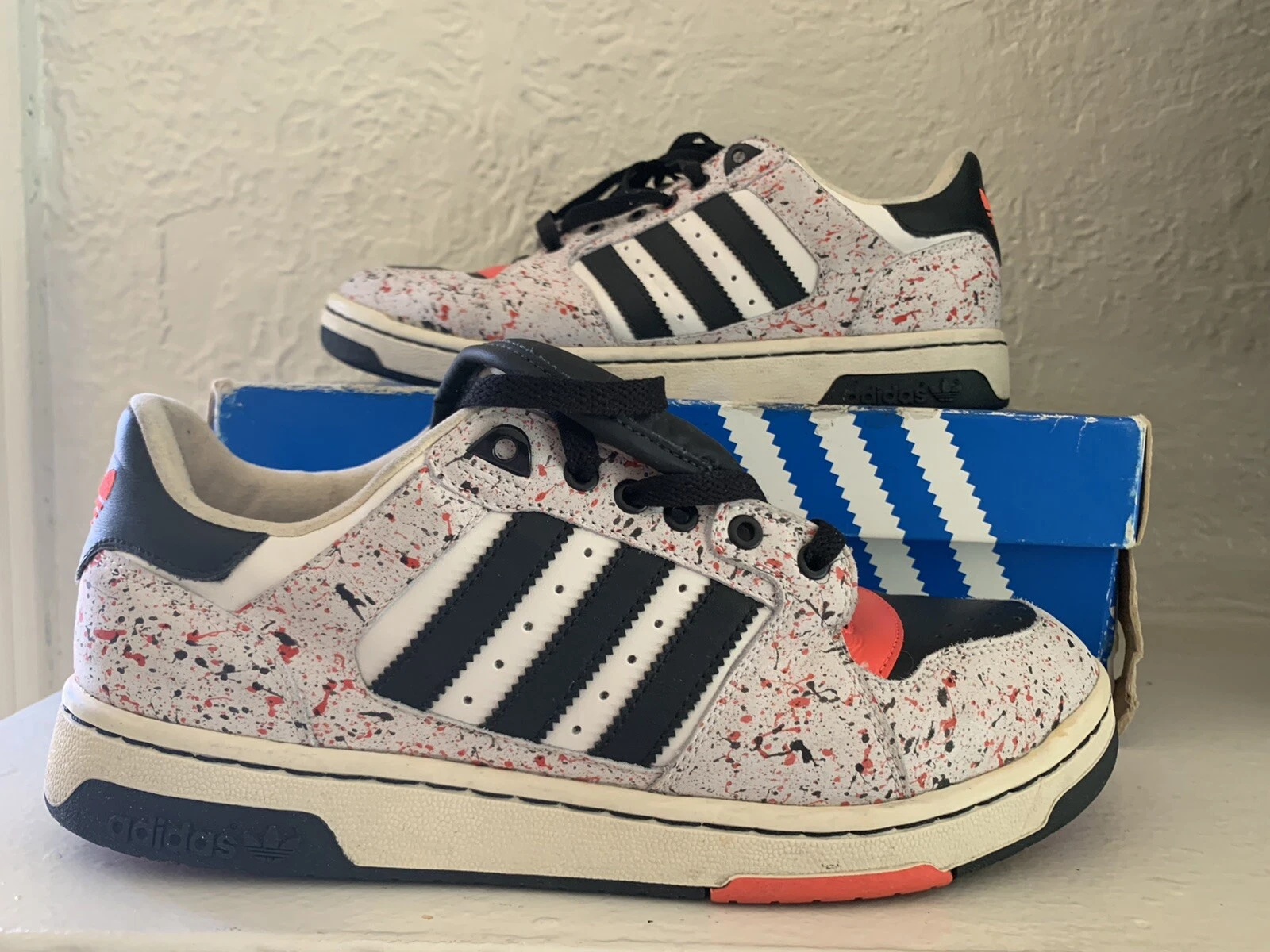 Adidas Point Guard éclaboussures de peinture basse infrarouge d'occasion taille 9,5 Supreme