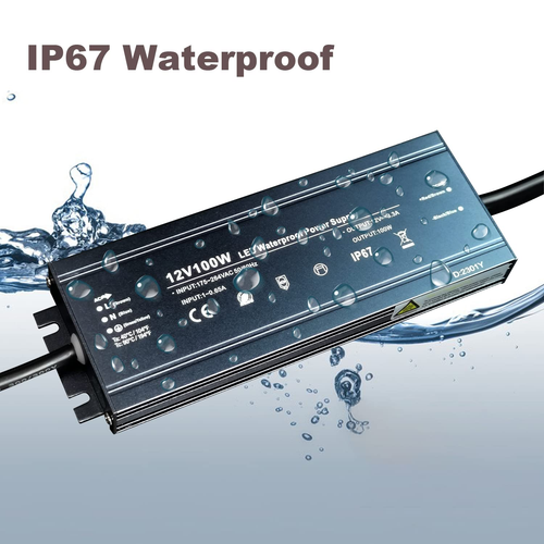 Alimentatore 12V 100W, Trasformatore 220V 12V Impermeabile IP67, Trasformatore 1 - Foto 5 di 12